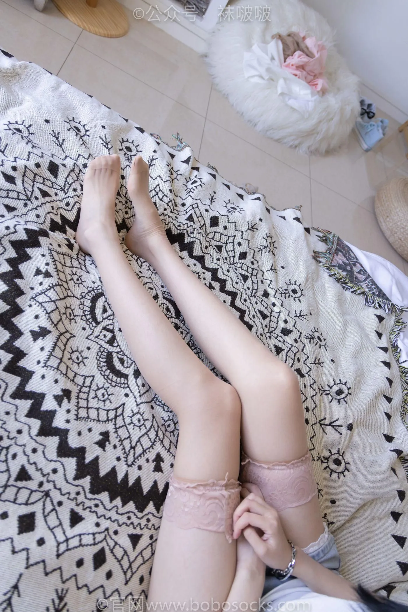 [BoBoSocks袜啵啵]NO.086 稚予-平底鞋、过膝肉丝 [130P]插图5